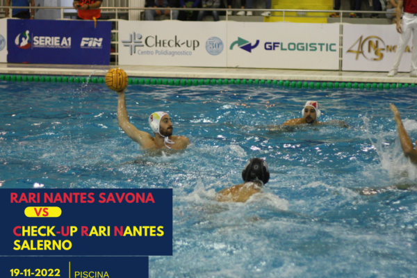 Rari Nantes Salerno, domani trasferta contro Savona
