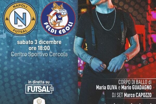 Napoli Futsal, domani il derby con la Feldi Eboli