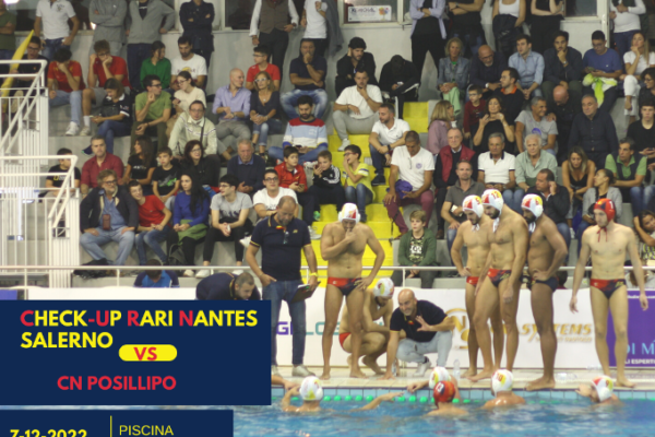 Rari Nantes Salerno, domani il derby con il Posillipo: si torna alla Vitale