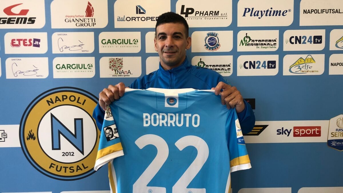 Napoli Futsal, Borruto sceglie la 22 di Lavezzi: “Sogno altro scudetto”