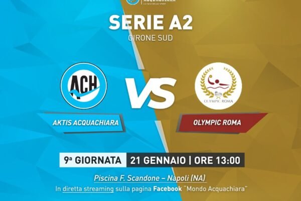 Aktis Acquachiara, domani sfida contro Olympic Roma