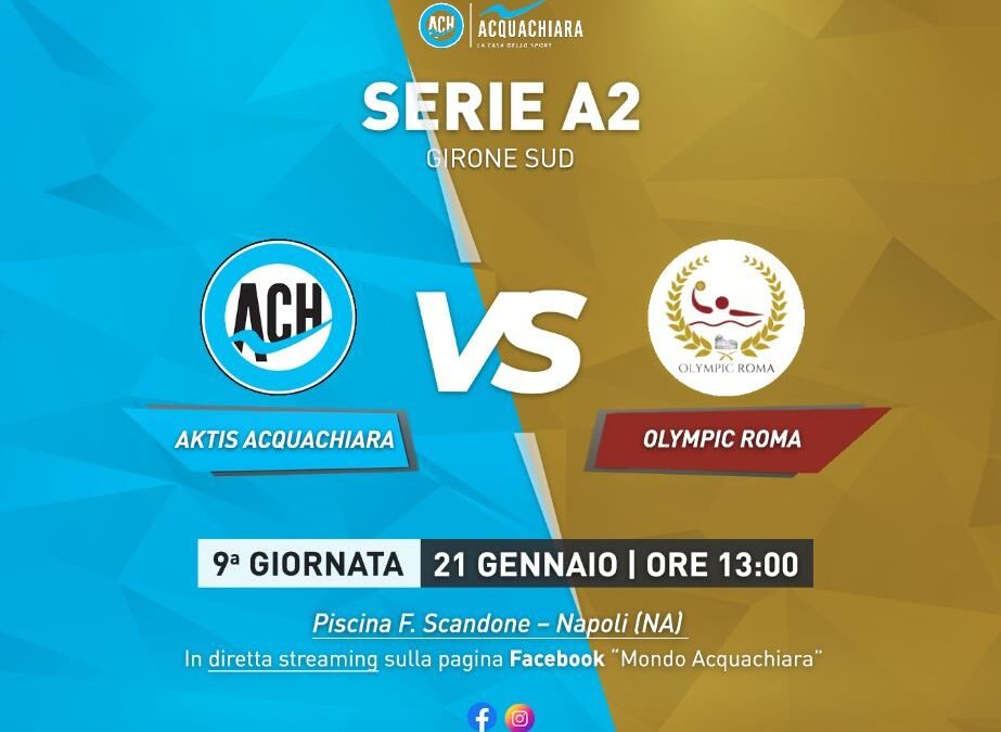 Aktis Acquachiara, domani sfida contro Olympic Roma