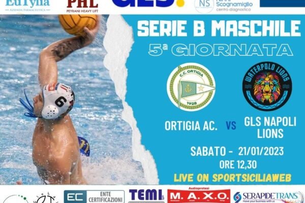 Napoli Lions, domani a Catania sfida contro l’Ortigia Academy