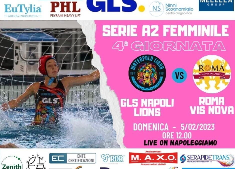 Waterpolo Lions donne, arriva la Vis Nova Roma