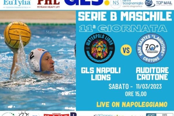 Waterpolo Napoli Lions, domani arriva il Crotone primo della classe