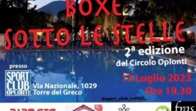 Boxe sotto le stelle