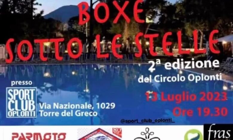 Boxe sotto le stelle