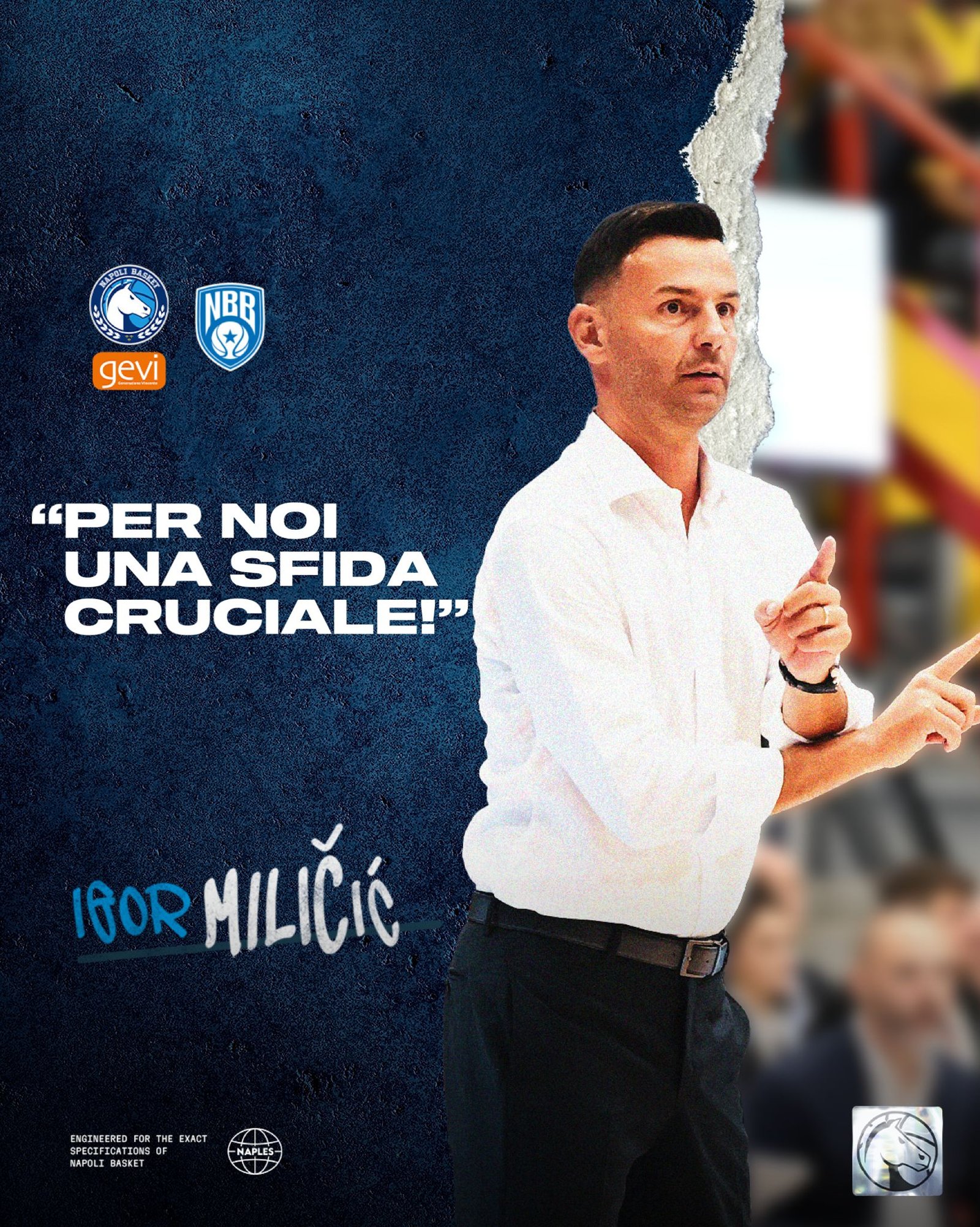 Gevi Napoli, domani al Fruit Village Arena arriva Brindisi