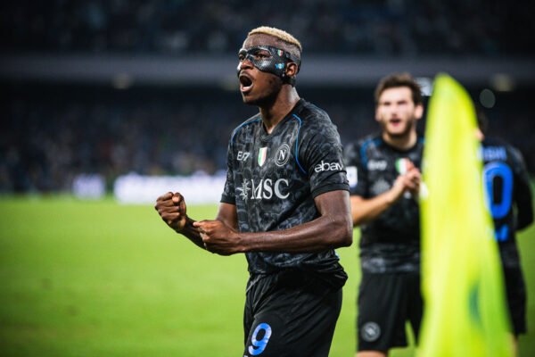 Victor Osimhen, lesione al bicipite femorale della coscia destra