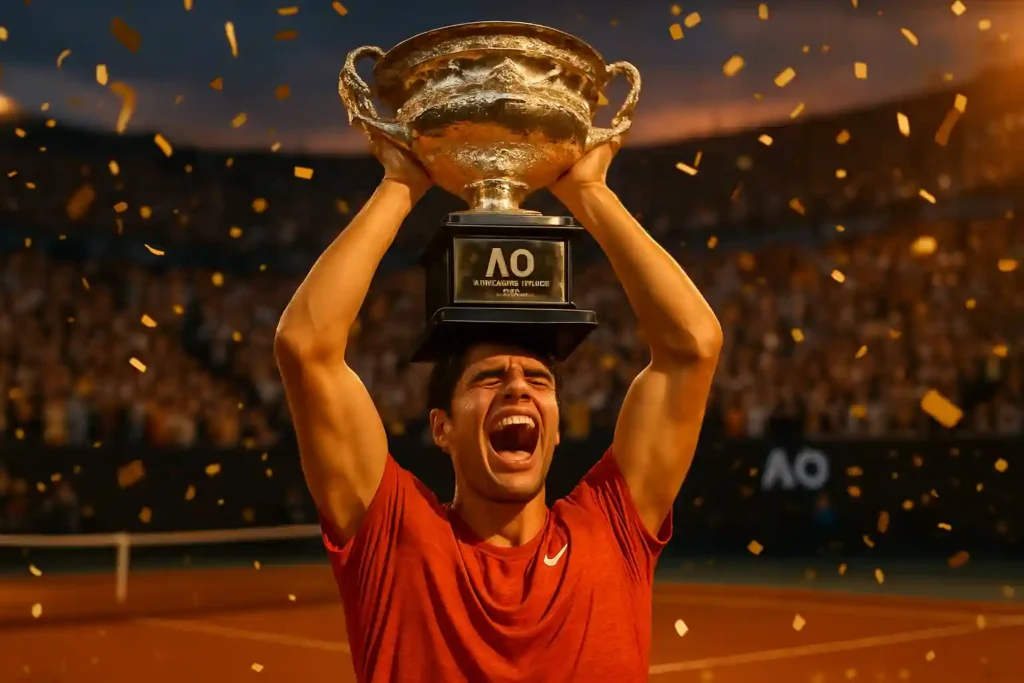 Alcaraz vince gli Australian Open 2026