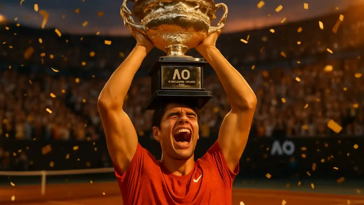 Alcaraz vince gli Australian Open 2026