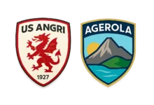 loghi delle squadre di calcio campano US Angri 1927 e Agerola